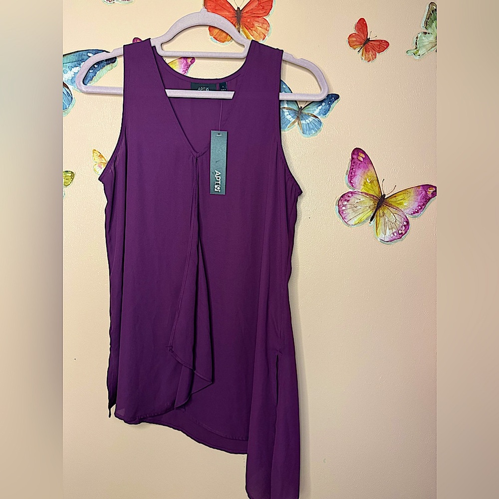 Apt. 9 Asymmetrical Tank Top Blouse